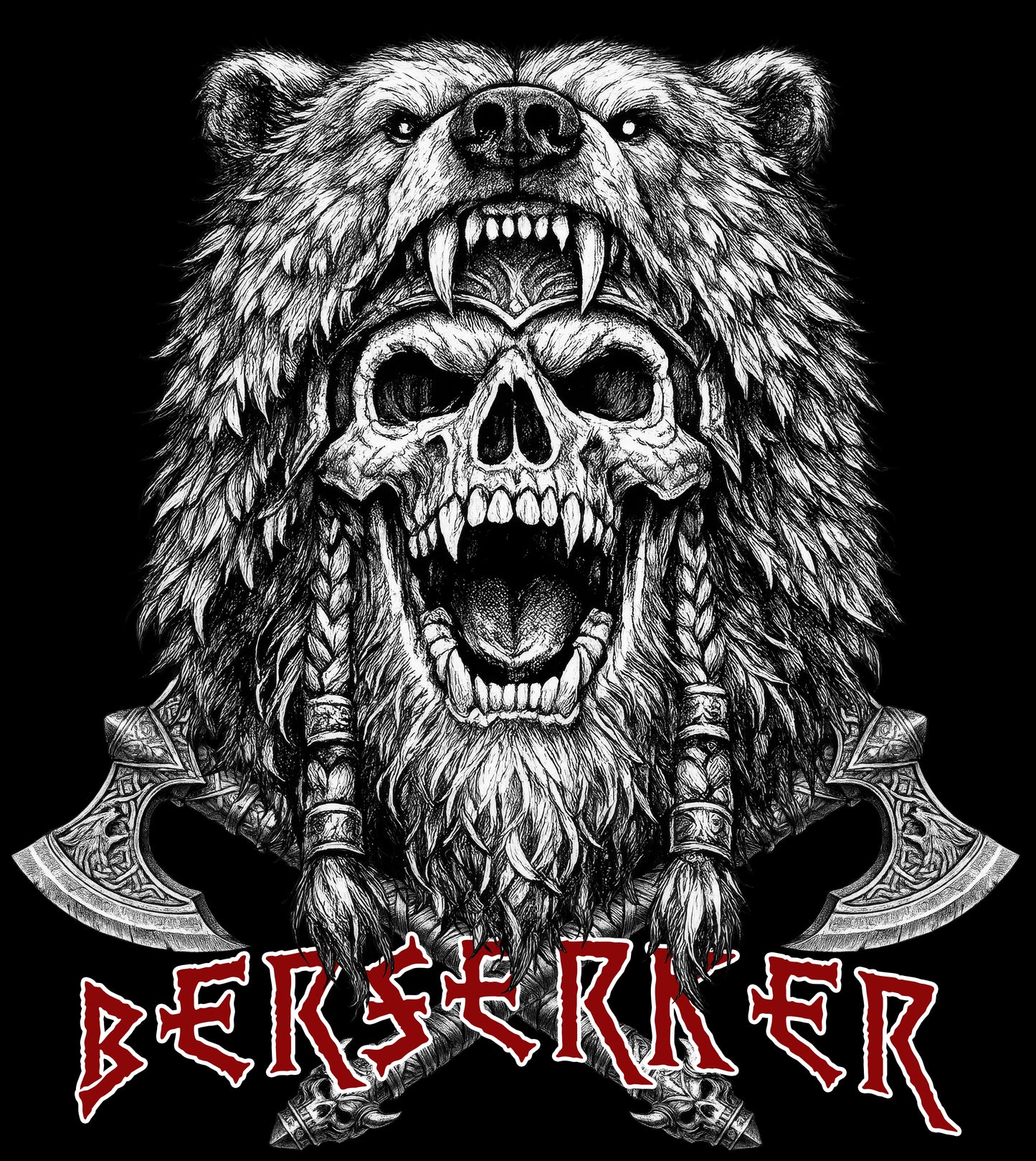 Berserker Viking Graphic T-Shirt