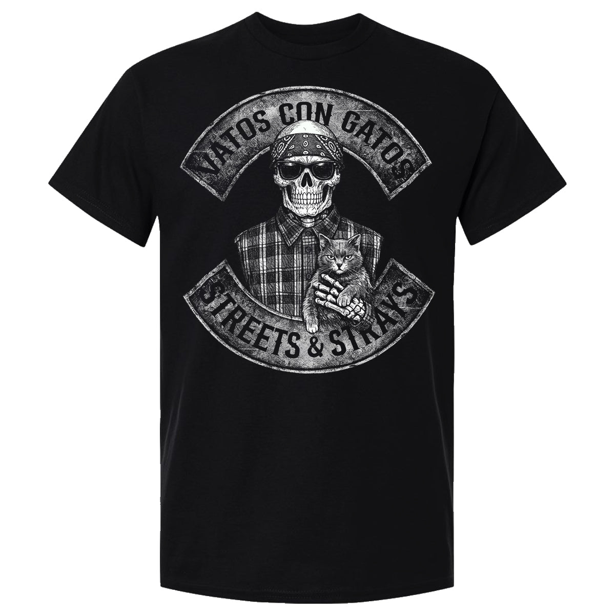 Vatos Con Gatos Graphic Tee